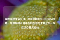 哔哩哔哩业务平台，哔哩哔哩业务平台网站优势，哔哩哔哩业务平台的创新与未来亿乐社区低价自营货源站
