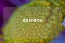 流量卡办理方法